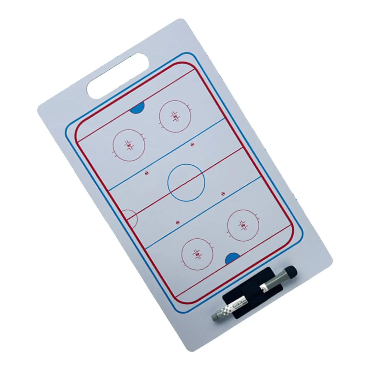 Ice Hockey Coaching Boards Tactic Board Referees Gear with Marker Pen Soccer
